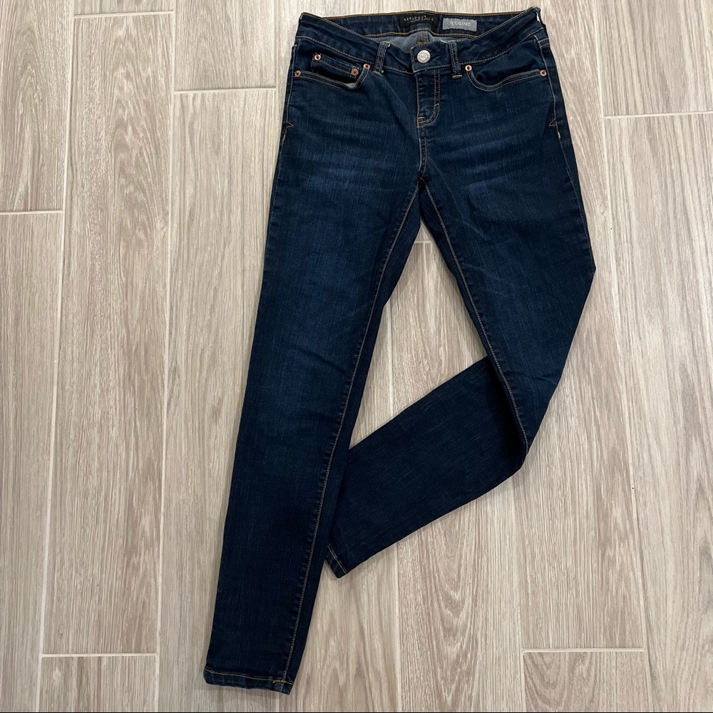 Dark wash skinny jeans aeropostale